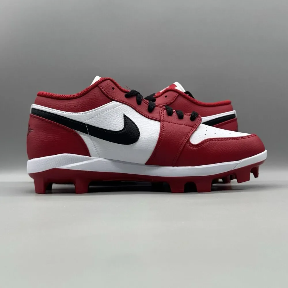 Nike Air Jordan 1 Retro MCS Low 'Chicago' Baseball Cleats CJ8524-611 Size 13
